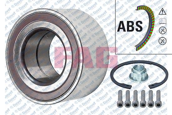 FAG 713610630 On Arka Teker Rulmani [Kit] Abs Li Audi Q7 06> Porsche Cayenne 03> Touareg I-Ii 02 06>